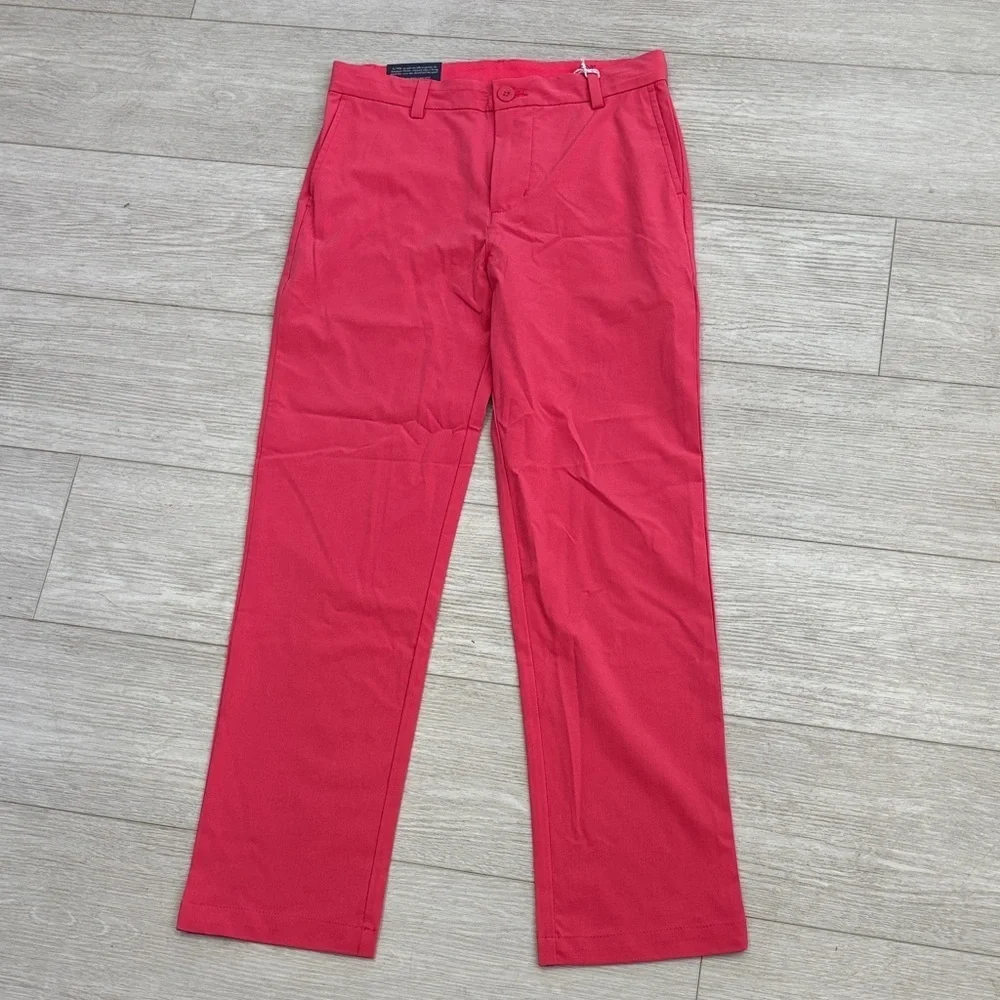 NWT Vine yards performance breaker pants sailors red pink size 16